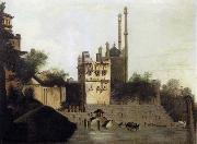 unknow artist View of Benares with Aurangzeb-s Mosque Germany oil painting artist